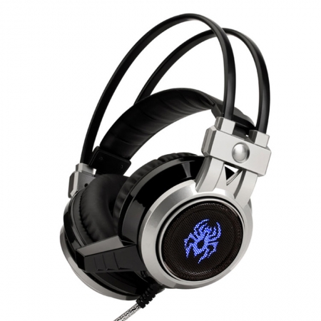 Glowing Vibration Stereo Headphone Gaming Headsets With Microphone For PC 
