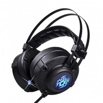 7.1 surround sound wired computer gaming headset with mic for pc