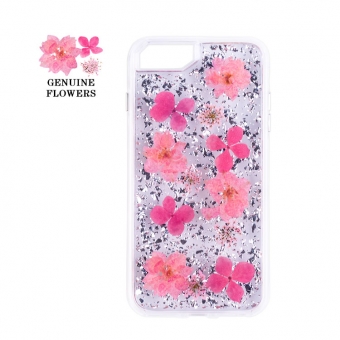 iPhone 7/8 plus dried genuine petal cell phone case