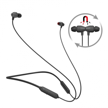 Magnetic Sweat-proof Running Earbuds Bluetooth 4.2 Wireless Neckband Earphones 