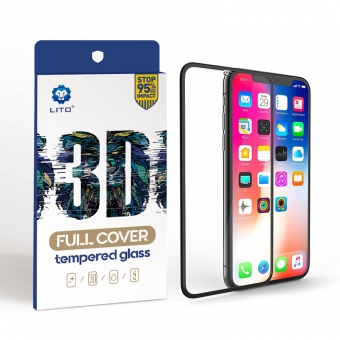 iPhone xs max 3d full frame curved edge tempered glass screen protectors