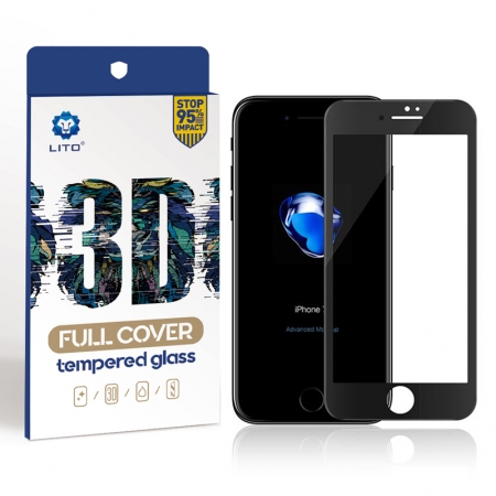 Apple Iphone 7/8 3D Full Covered Tempered Glass Screen Protection Film 
