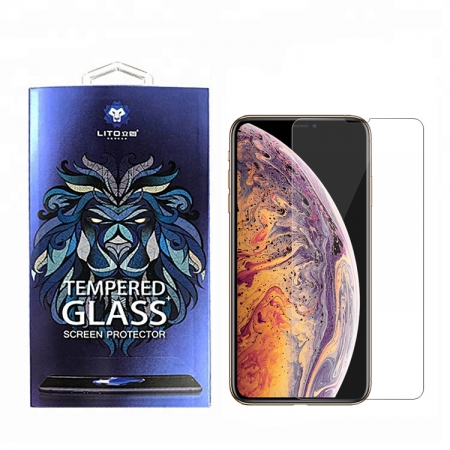 Iphone XS Crystal Clear Mobile Phone Tempered Glass Screen Protector 