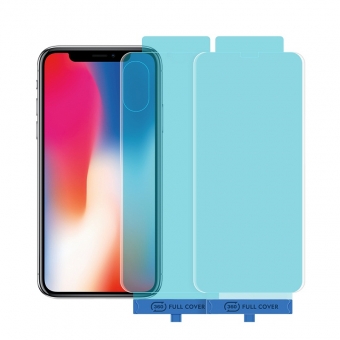 iPhone x/xs front & back tempered glass screen protector with applicator tool