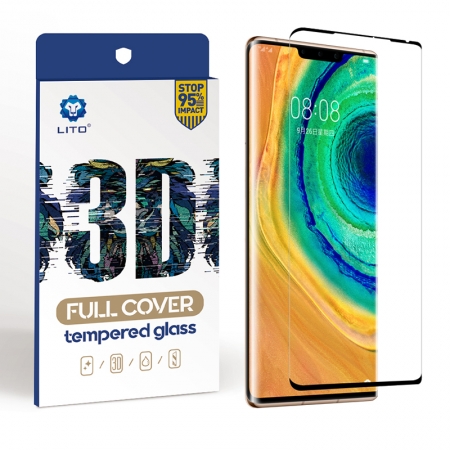 Huawei Mate 30 Pro Full Cover Anti-Fingerprint Tempered Glass Screen Protector 