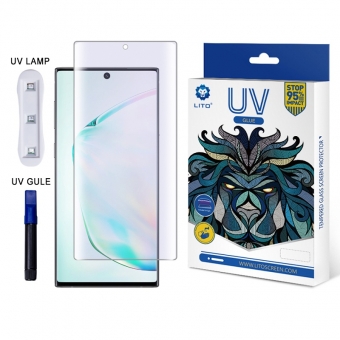 Best LITO UV Light Liquid Glue Full Coverage Anti-Blue Light Glass Screen Protector For Samsung Note10/10+ For Sale