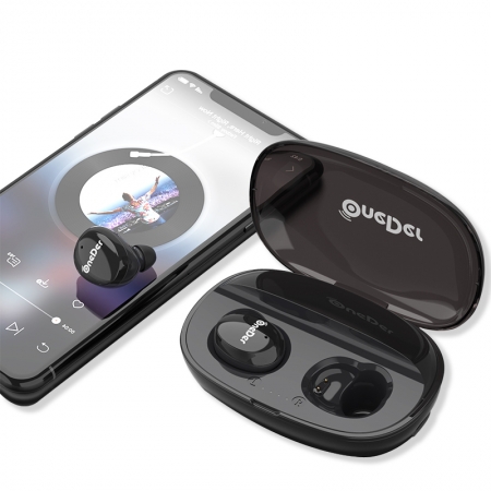 OneDer W12 Excellent Sound Effect IPX5 Waterproof True Wireless Bluetooth V5.0 Stereo Earphone 