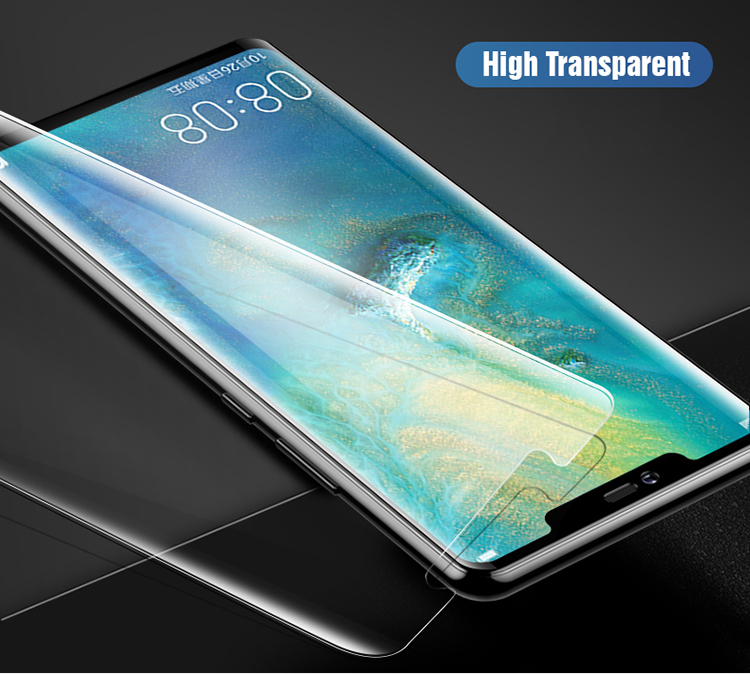 Protecteur d'écran incurvé en verre trempé UV Huawei Mate 20 Pro