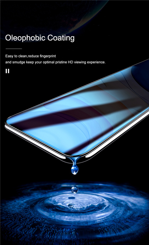 oleophobic screen coating protection