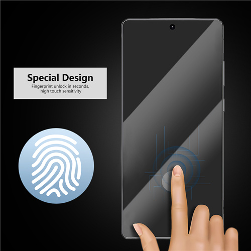 Fingerprints unlock glass protector