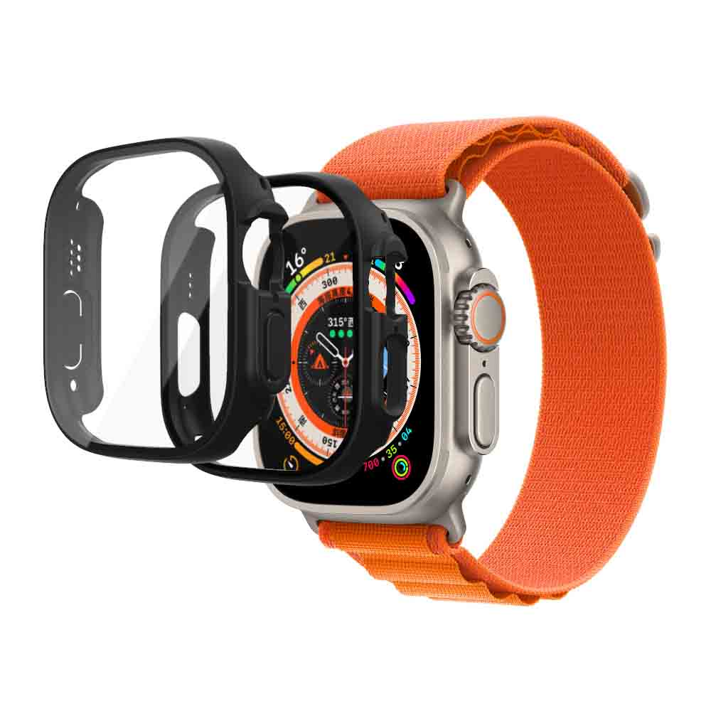 For Xiaomi Redmi Watch 3 PC Protective Case with Tempered Glass Screen  Protector Smart Watch Anti-Fall Cover - Transparent Wholesale