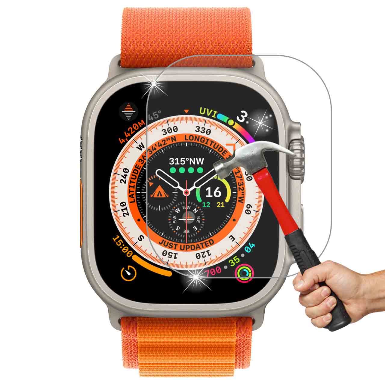 apple watch ultra tempered glass