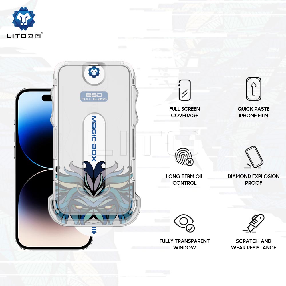 wholesale screen protector with easy install kit
