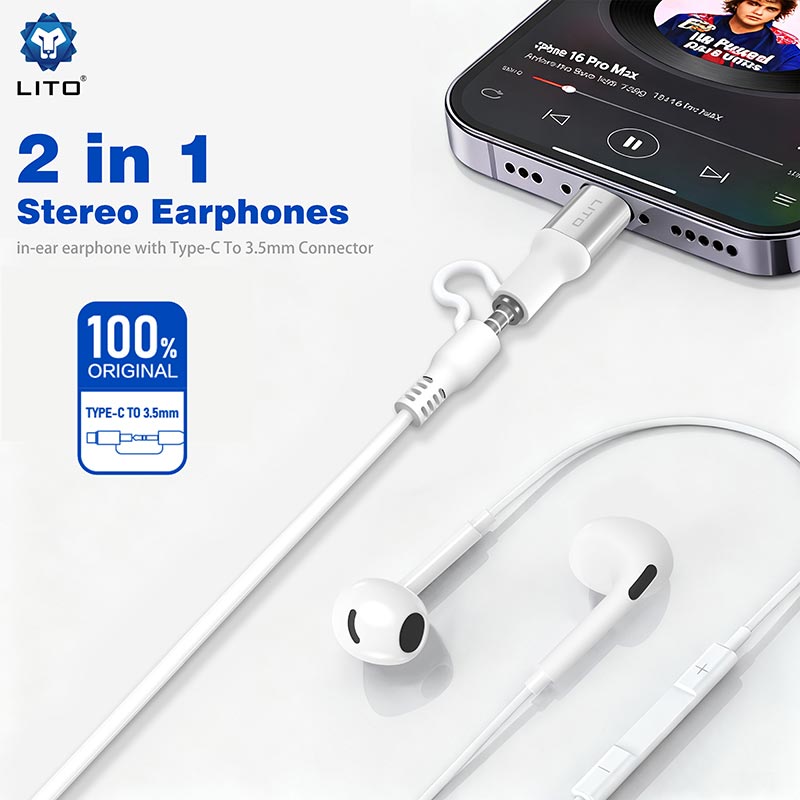 Type-C to 3.5mm earphone Type-C to 3.5mm earphone