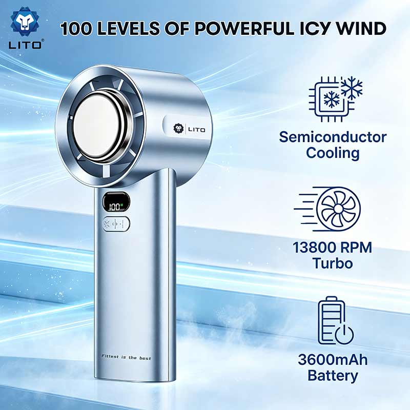LED Display Handheld Fan LED Display Handheld Fan