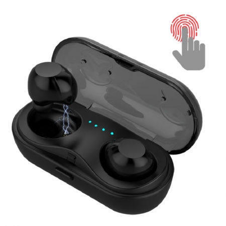 True Wireless Bluetooth Earbuds Stereo Sound Built-in Mic Bluetooth Earphones 