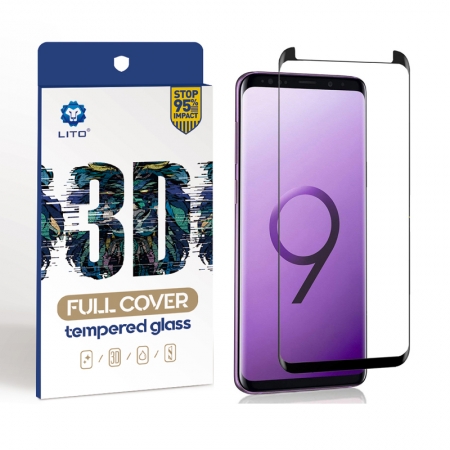 Samsung Galaxy S9 Full Adhesive Tempered Glass Screen Protector 