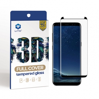 Samsung galaxy s8 plus full cover full adhesive tempered glass screen protector