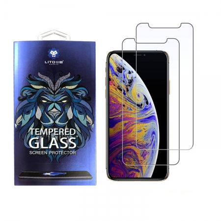 Iphone XS MAX Cell Phone Tempered Glass Shield Screen Protective Film 