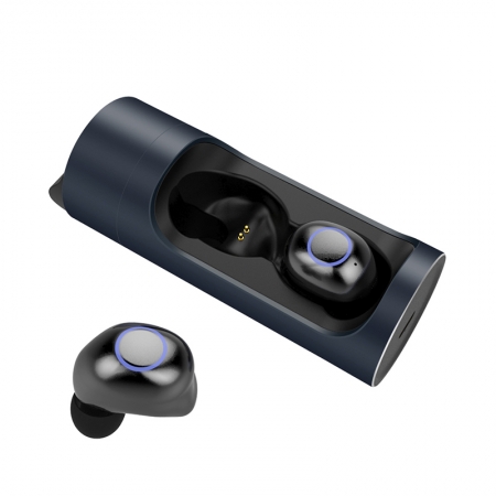 True Wireless Earbuds Stereo Bluetooth 5.0 Headphones with Warm Bass 