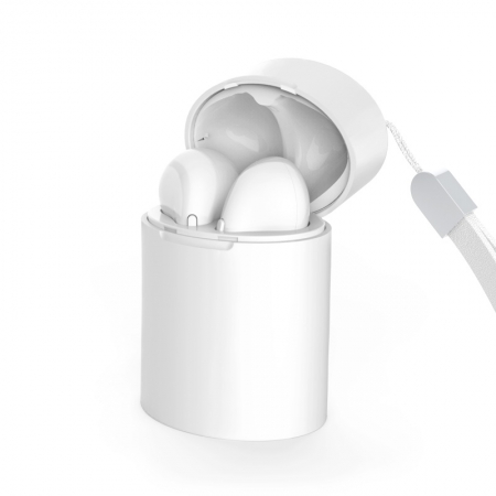 True Wireless TWS in-Ear Headset with Charging Case Built-in Mic Earphones 