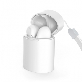 True wireless tws in-ear headset with charging case built-in mic earphones