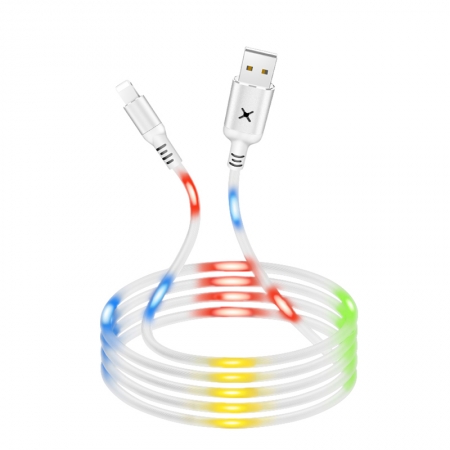 Voice-Activated Glows Durable Charger Cable USB Micro/I5/ Type C Cable Fast Charging Cable 