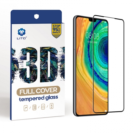 Full Covered HD Clear Reinforced Glass Curved Edge Glass Screen Protector For Huawei Mate 30 
