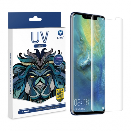 Huawei Mate 20 Pro Tempered Glass Curved Edge Liquid UV Screen Protectors 