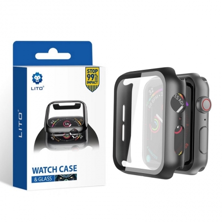 LITO S+ Full Coverage Touch Sensitive Perfect Protection Watch Case& Watch Screen Protector 