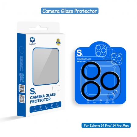 3D Full Cover HD Tempered Glass Camera Lens Protector For iPhone 14 Support Night shot 