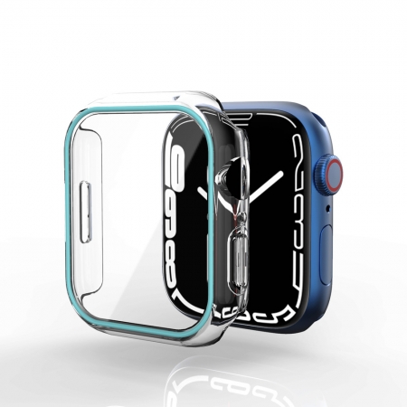 The Newest Hot Product Luminous Watch Case With Screen Protector For Apple Watch Series 7 41mm 45mm 