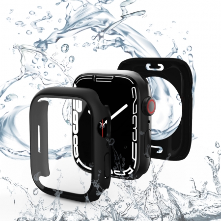 Wholesale IP68 Waterproof Hard PC Apple Watch Case Protective Cover for iwatch 41mm 45mm 