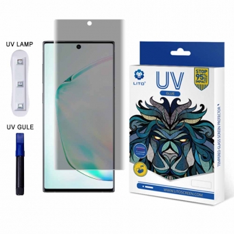 Best LITO E+ UV Liquid Glue Full 3D Coverage Glass Privacy Screen Protector For Samsung Note 10 For Sale