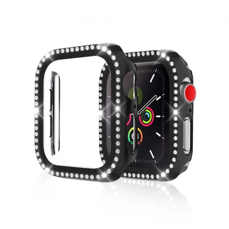Lito Diamond Watch Case Built-in Tempered Glass for Apple Watch 