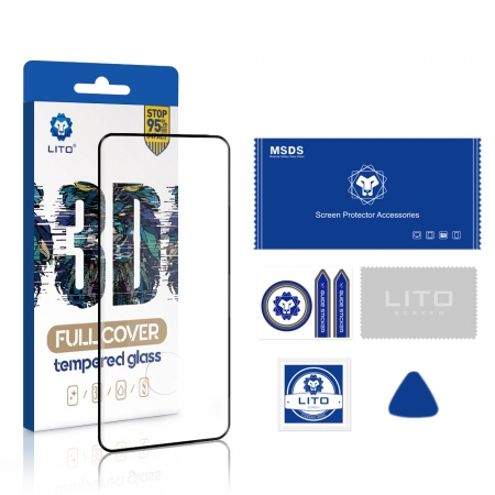 LITO E+ Side Glue Full Coverage Tempered Glass Screen Protector For Samsung Galaxy S23 Ultra 