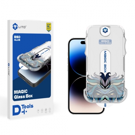 Wholesale Lito Magic Box D+ Tools HD Full Glass Screen Protector For iPhone 