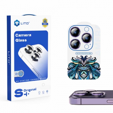 Lito S+ Newest High-Quality Metal Camera Lens Glass for iPhone 13 