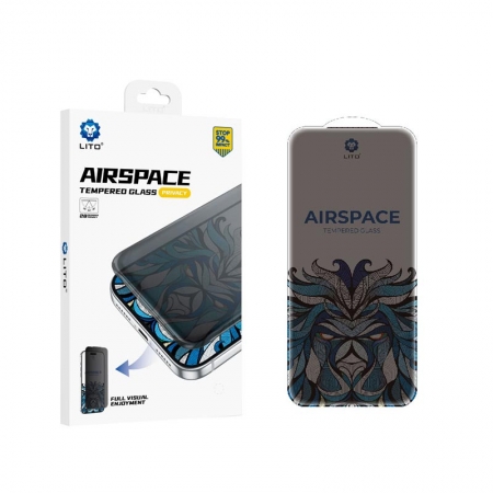 LITO D+ MAX AIR SPACE Borderless Privacy Tempered Glass 