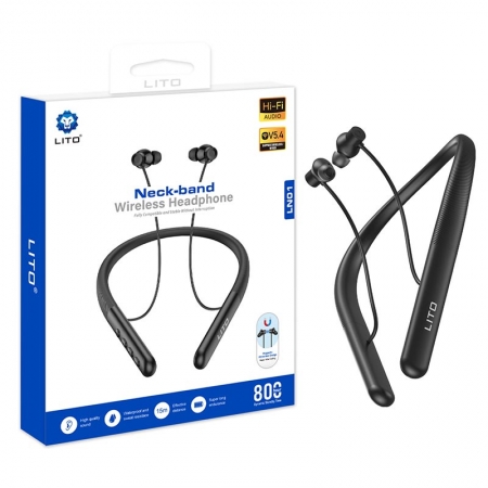 LITO LN01 Magnetic Neckband Hi-Fi Sound Wireless Earphones 