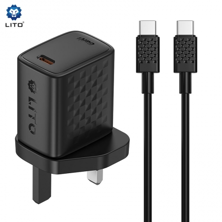 LITO LC18 30W GaN USB-C Phone Charger & Power Adapter 