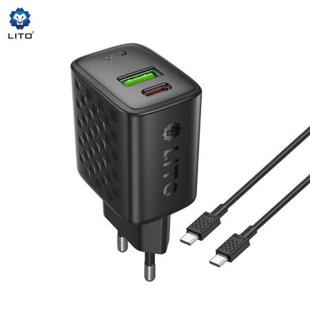 LITO LC19 30W GaN Phone Charger & USB-C Power Adapter 