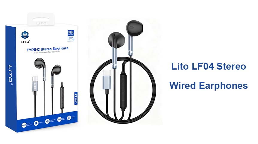 LITO LF04 Wired Earphones — Your all-in-one audio companion!