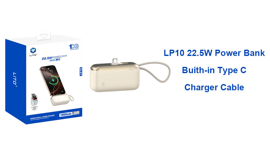 LITO LP10 Power Bank: Cord-Free Power Anywhere!