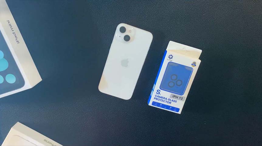 iPhone 13 Pro Max 3D Clear Full Glue Full Cover Camera Glass Len Screen Protector