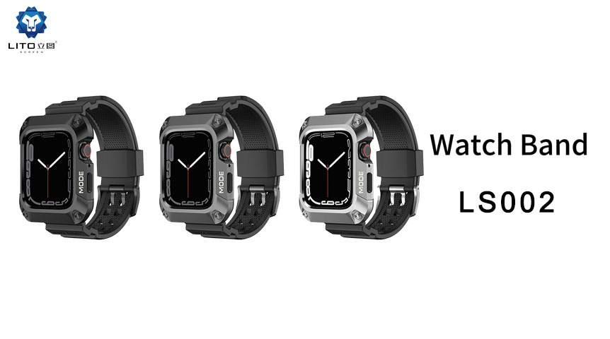 Lito LS002 Metal Design Integrated Watch Strap For Apple Watch 9