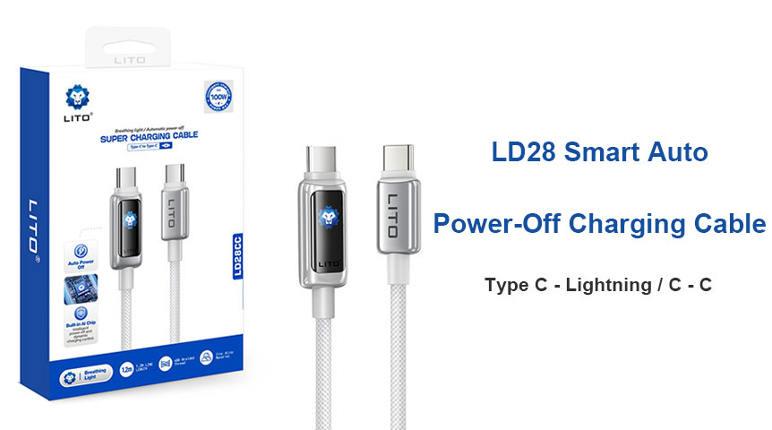 Tired of overcharging your device? Meet the LITO LD28 Smart Cable