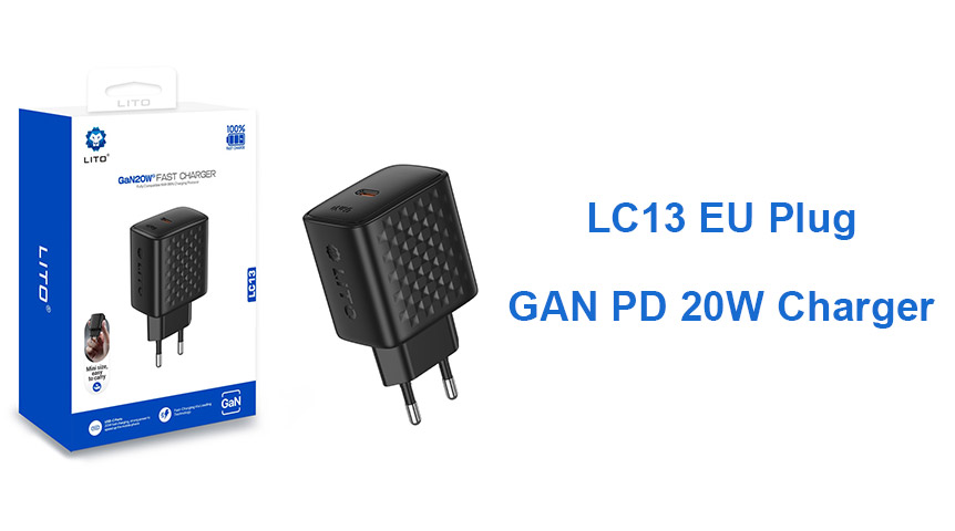 Still Using Slow Chargers? Switch to LITO LC13 GaN 20W EU Fast Charger