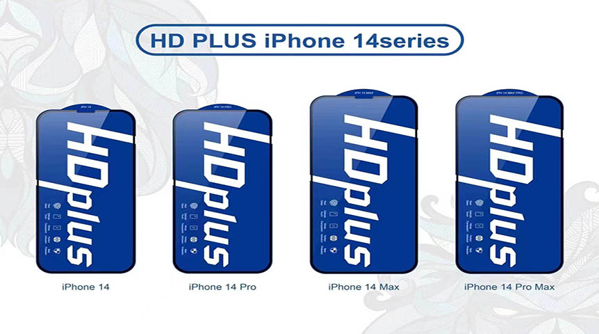 NEWEST Screen Protectors --HD PLUS full cover glass with 25in1 package.