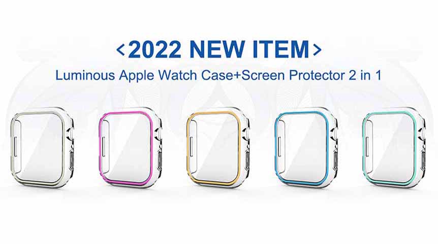 LITO Luminous Apple Watch Case+Screen Protector 2 in 1